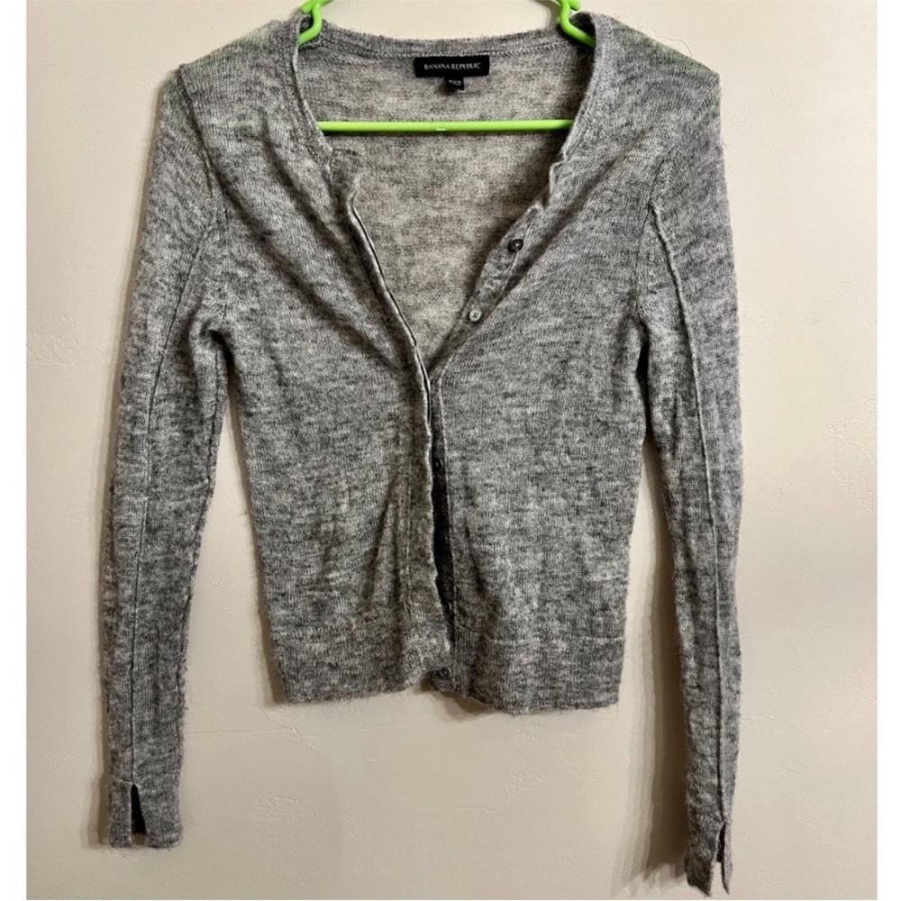 Banana Republic cardigan wool mohair